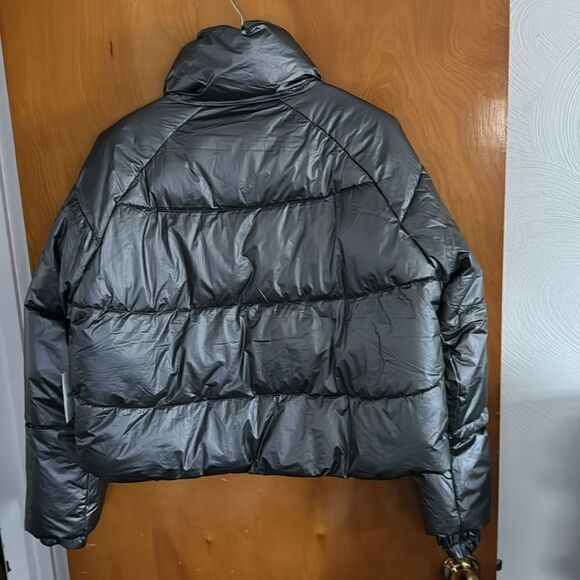 Puffer Jacket Womens Medium Gray - Picture 4 of 4